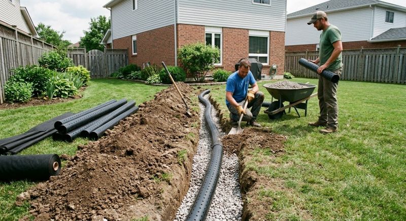 Yard Drain Installation in Birmingham, AL